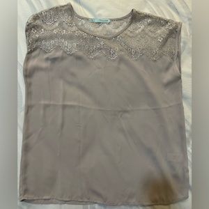 Maurices beige blouse